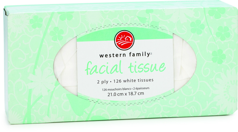 WESTERN FAMILY Facial Tissue