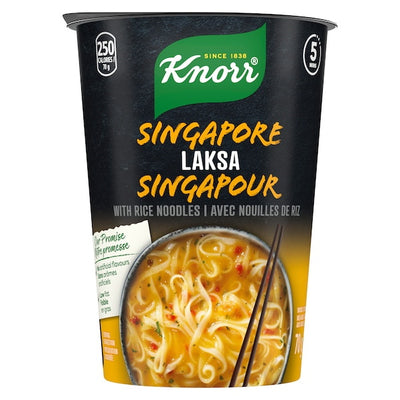 Knorr Singapore Laksa Rice Noodle Cup, 70 g