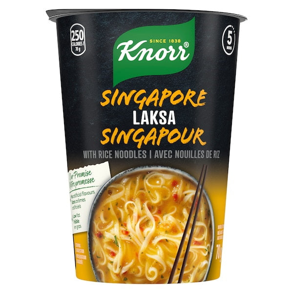 Knorr Singapore Laksa Rice Noodle Cup, 70 g