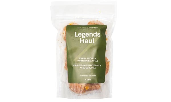 Legends Haul Sweet Potato Turmeric Falafels, 50 g, 8 ct