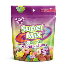 HUER SUPER MIX SOUR GUMMIES 180 g