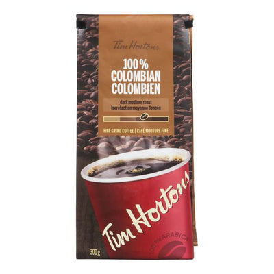 TIM HORTON'S 100% Colombian Fine Ground Coffee 300g