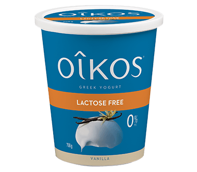 OIKOS Vanilla 0% Lactose Free 750g