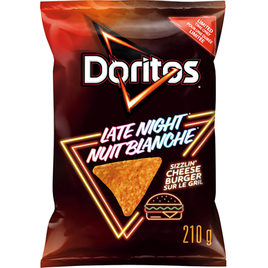 DORITOS SIZZLIN CHEESEBURGER 210 g