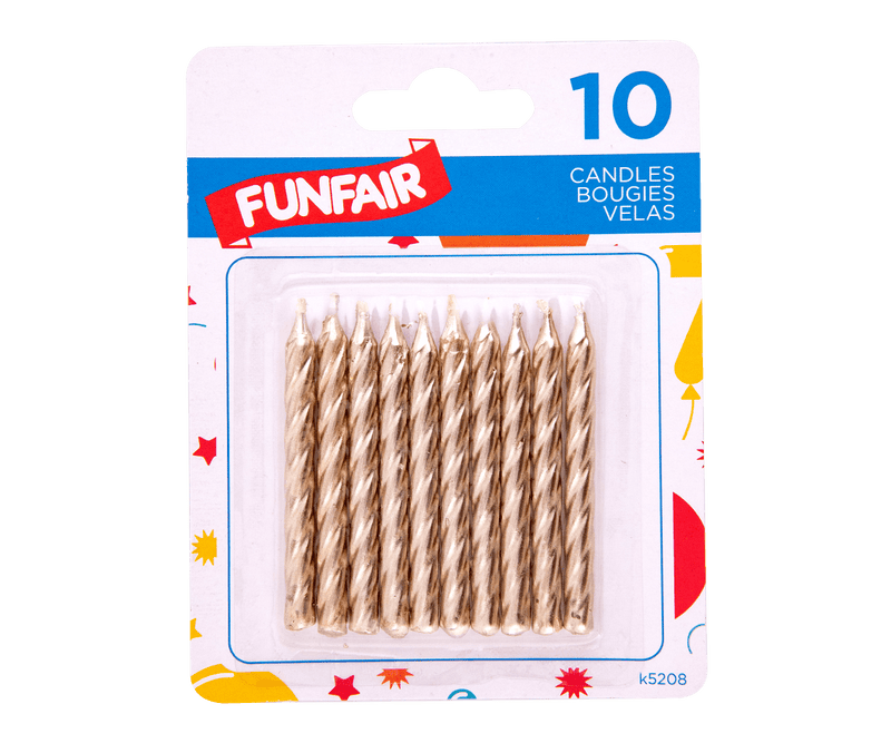 Fun Fair Candles, 10 ct