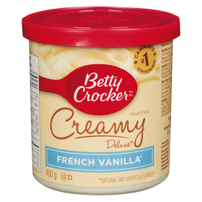 BETTY CROCKER Creamy Deluxe French Vanilla Frosting 450g