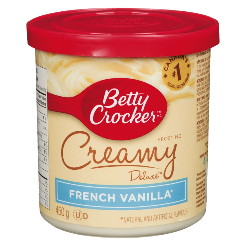 BETTY CROCKER Creamy Deluxe French Vanilla Frosting 450g