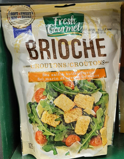 Fresh Gourmet Brioche Croutons, 128 g