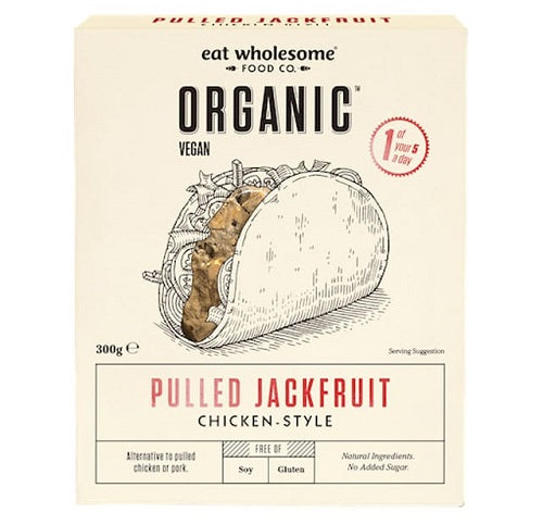 Eat Wholesone Food Co. Pulled Jackfruit Style Chicken, 300 g
