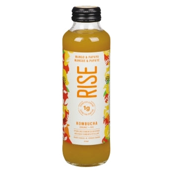 Rise Mango & Papaya Kombucha, 1 ct