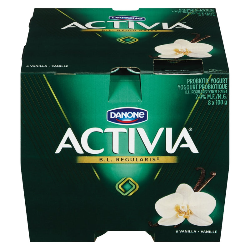 ACTIVIA MULTI VANILLA 100G X 8