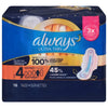 Always Ultra Thin Flexi-Wings Overnight Size 4 Pads, 16 pads
