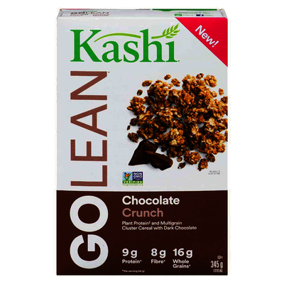 Kashi Go Lean Chocolate Crunch Multigrain Cereal, 345 g