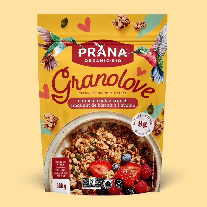Prana Granolove Organic Granola Cereal, 300 g