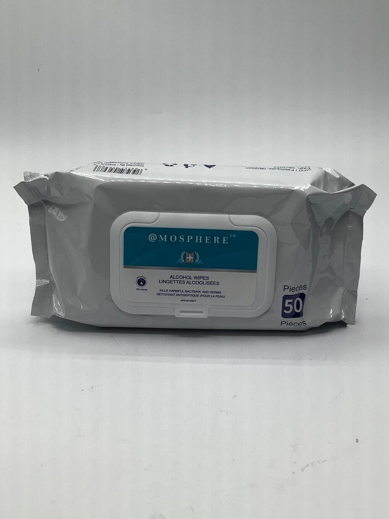 Mosphere Alcohol Wipes, 50 ct