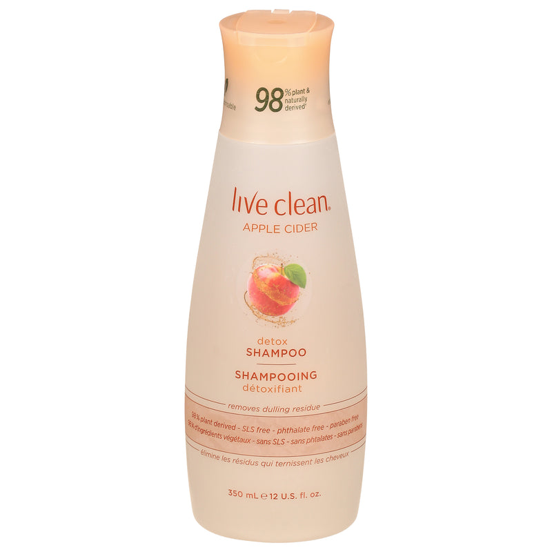Live Clean Detox Apple Cider Shampoo, 350 mL