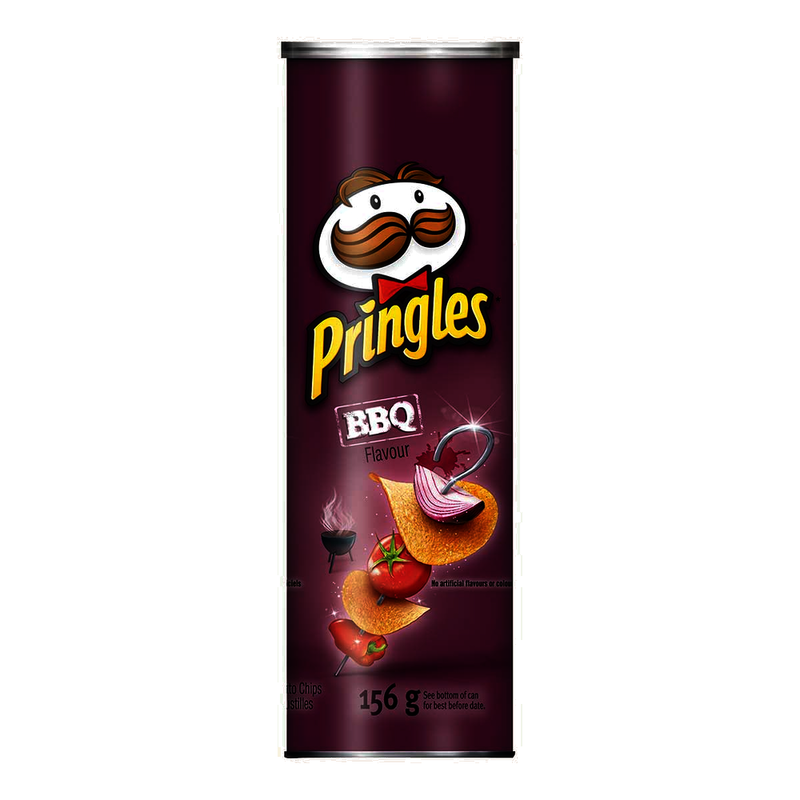 PRINGLES BBQ Flavour Potato Chips 156g