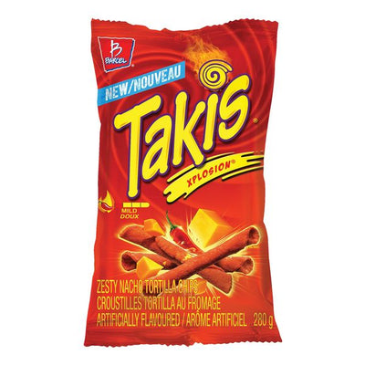 TAKIS Xplosion Zesty Nacho Tortilla Chips 280g