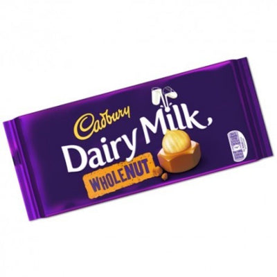Cadbury Whole Nut Chocolate Bar, 1 ct
