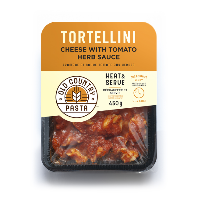 Old Country Pasta Heat & Serve Cheese With Tomato Herb Sauce Tortellini, 450 g
