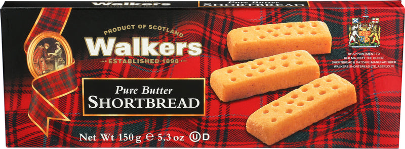 WALKERS Pure Butter Shortbread 150g