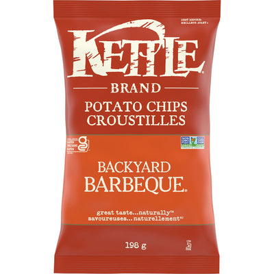 Kettle Brand Backyard Barbeque Non GMO Potato Chips, 198 g