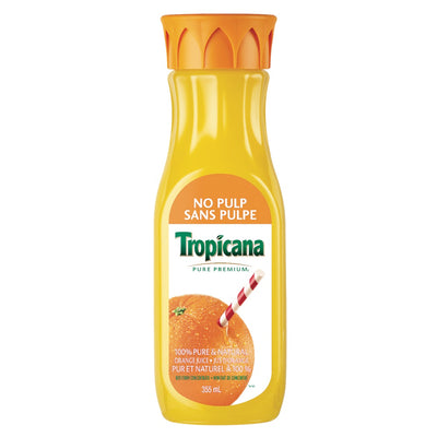 TROPICANA No Pulp Orange Juice 355ml