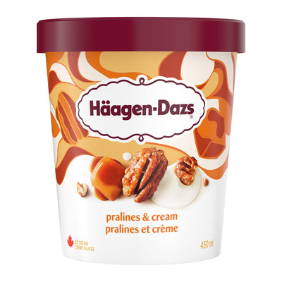 Haagen-Dazs Pralines & Cream, 450 mL