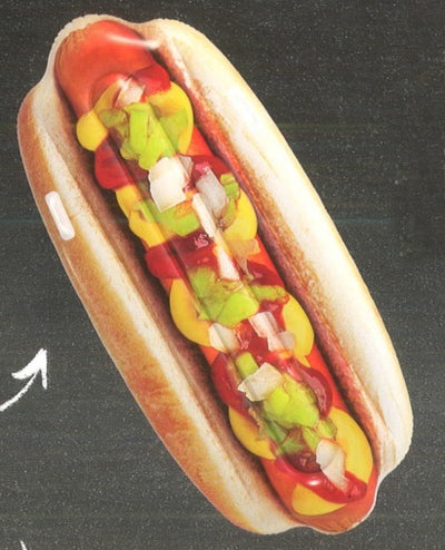 INTEX Inflatable Hot Dog Mat 68 x 30