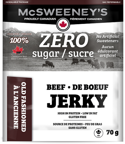MCSWEENIES Zero Sugar Old Fashioned Beef Jerky 70g