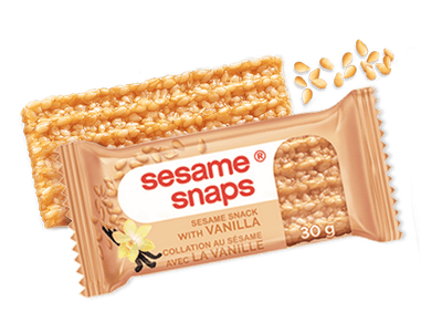 Sesame Snaps Sesame Snack With Vanilla, 30 g