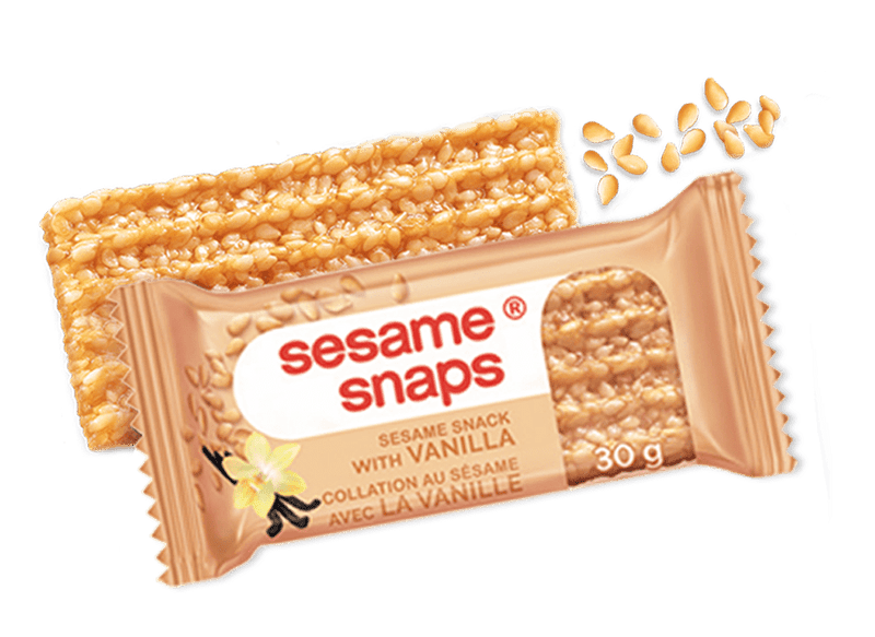 Sesame Snaps Sesame Snack With Vanilla, 30 g