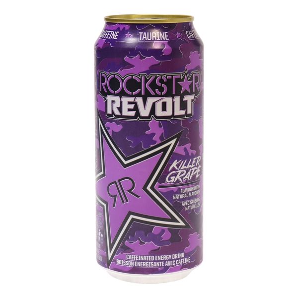 ROCKSTAR Revolt Killer Grape Energy Drink 473ml