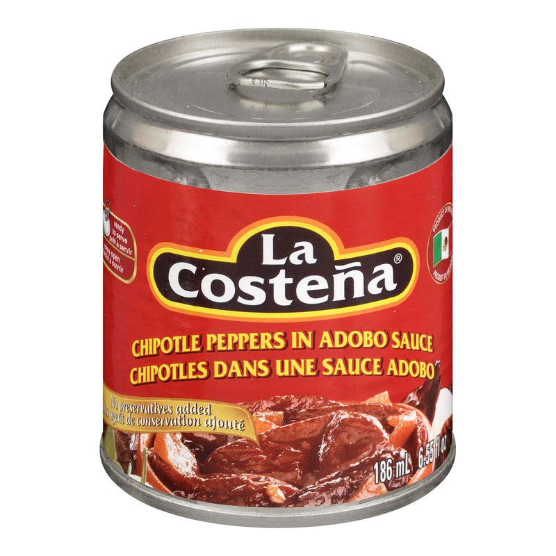 LA COSTENA Chipotle Peppers in Adobe Sauce 186ml