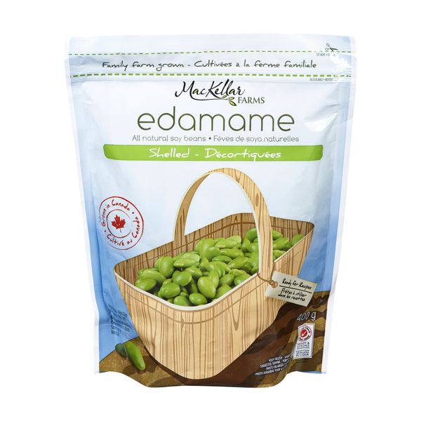 Mackellar Farms Shelled Edamame Soy Beans, 400 g