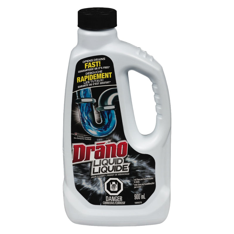 Drano Liquid Drain Cleaner, 900 mL