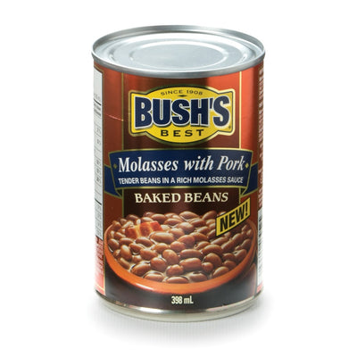 BUSH'S Molasses With Pork Baked Beans 398ml