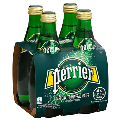 Perrier Carbonated Mineral Water, 11.15 fl oz, 4 ct