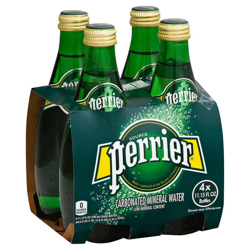 Perrier Carbonated Mineral Water, 11.15 fl oz, 4 ct