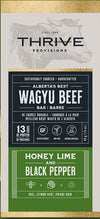 Thrive Honey Lime And Black Pepper Wagyu Beef Bar, 43 g, 1.5 oz