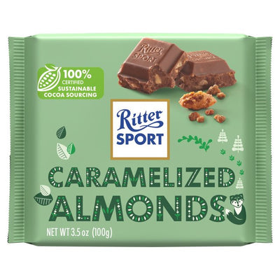 RitterSport Caramelized Almond, 99 g
