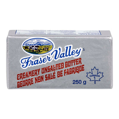 FRASER VALLEY Creamery Unsalted Butter 250g