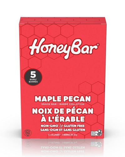 Honey Bar Gluten Free Maple Pecan Snack Bar, 35 g, 5 ct