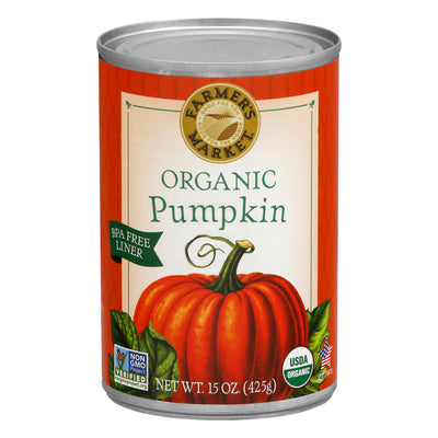 Farmer's Market Organic Pumpkin, 425 g