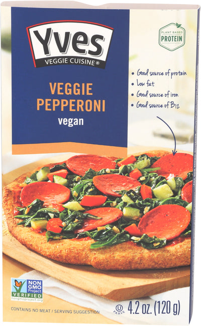 Yves Veggie Cuisine Veggie Pizza Pepperoni, 4.2 oz