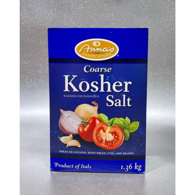 Anna's Country Kitchen Coarse Kosher Salt, 1.36 kg