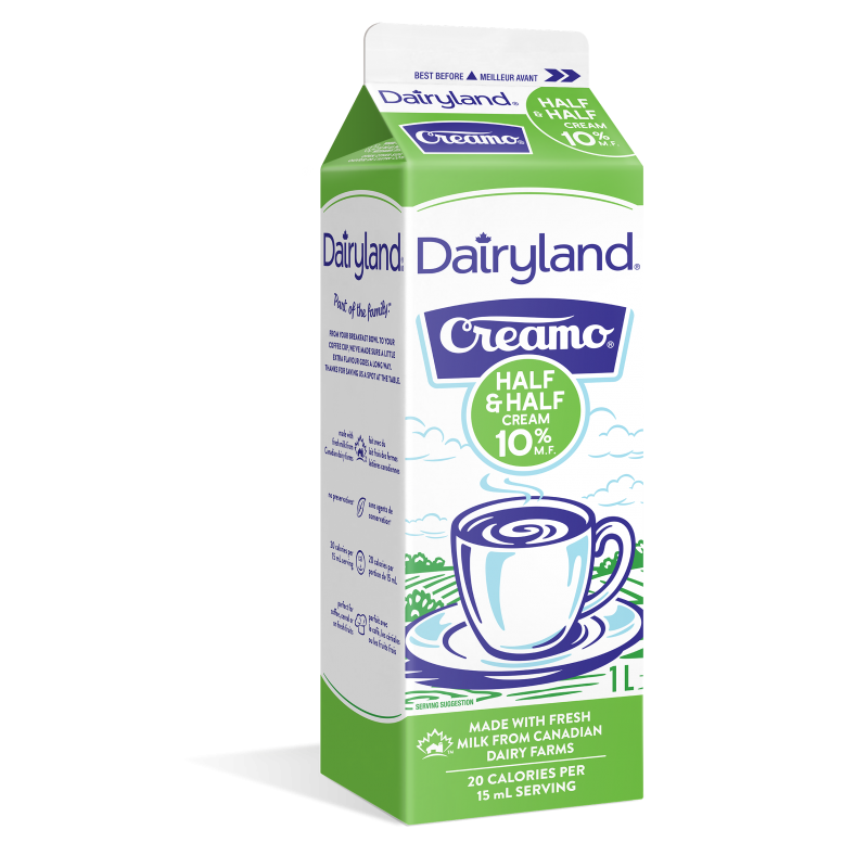 Dairyland Half & Half Cream, 1 l