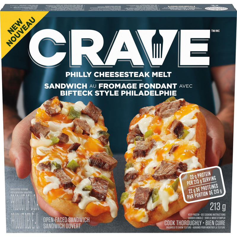 CRAVE Philly Cheesesteak Melt 305g