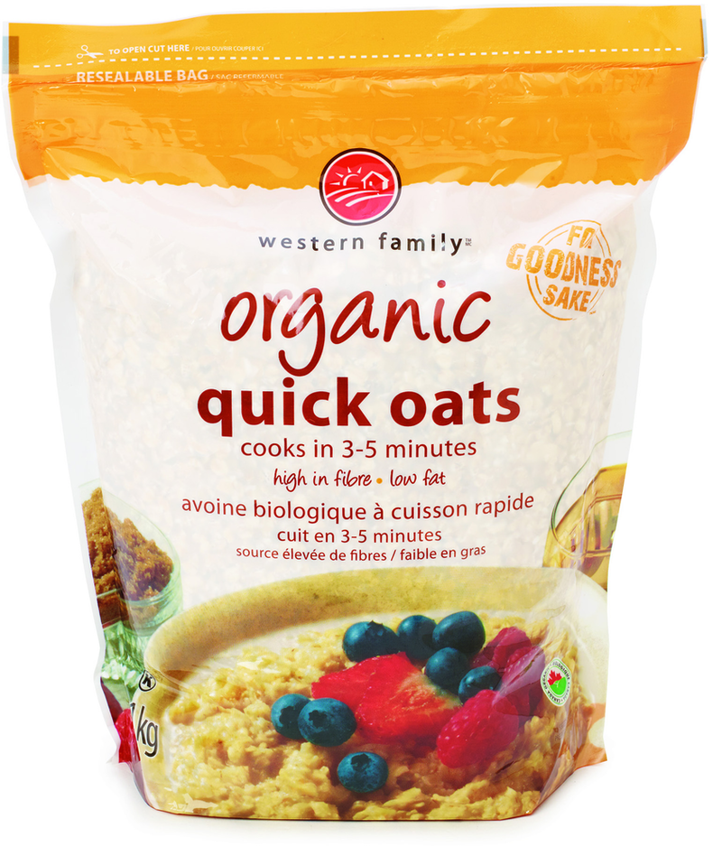 WESTERN FAMILY Organic Quick Oats
