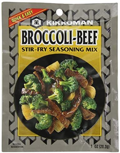 Kikkoman Broccoli-Beef Stir-Fry Seasoning Mix, 28 g